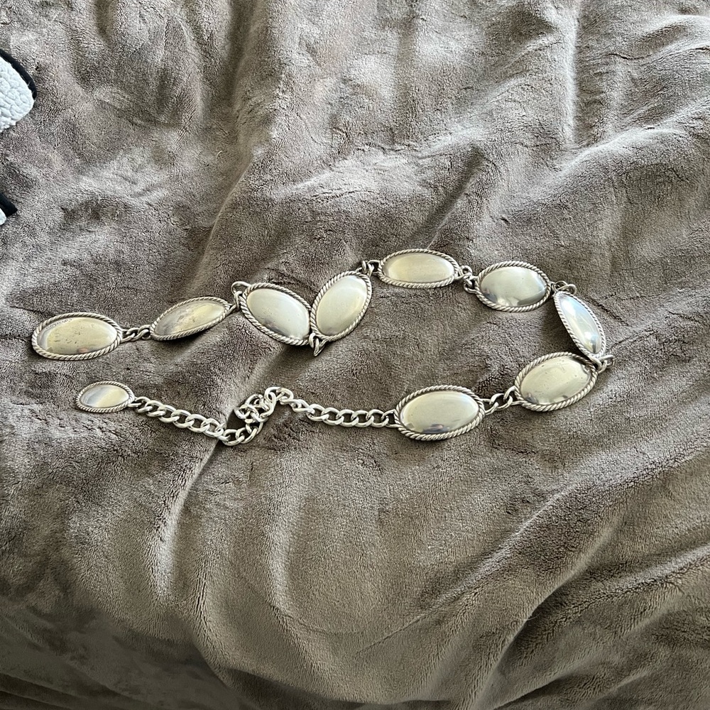 Calvin Klein metal chain belt